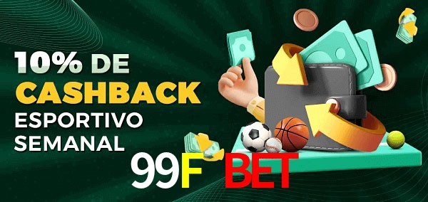 10% de bônus de cashback na 99F Bet